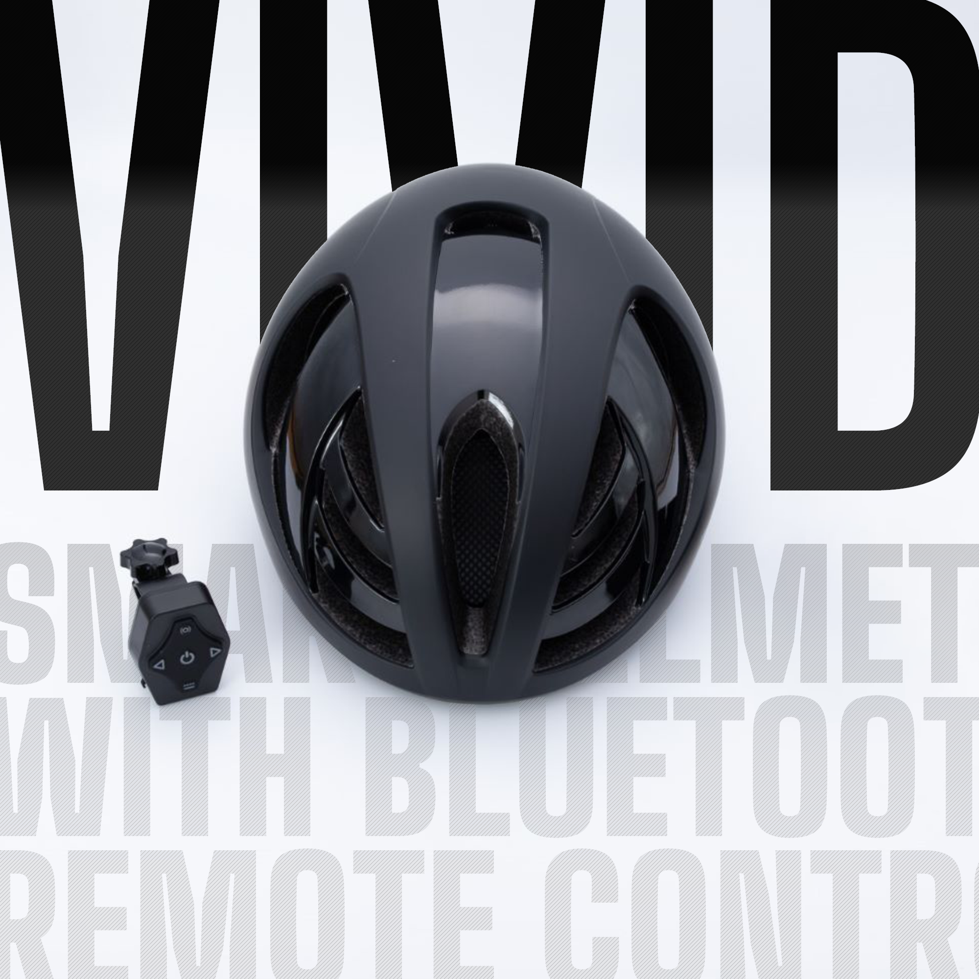 Ridezar Vivid Smart Helmet Without Removable Visor